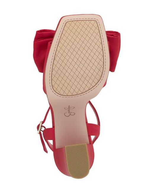 Jessica Simpson Red Lollien Ankle Strap Platform Sandal