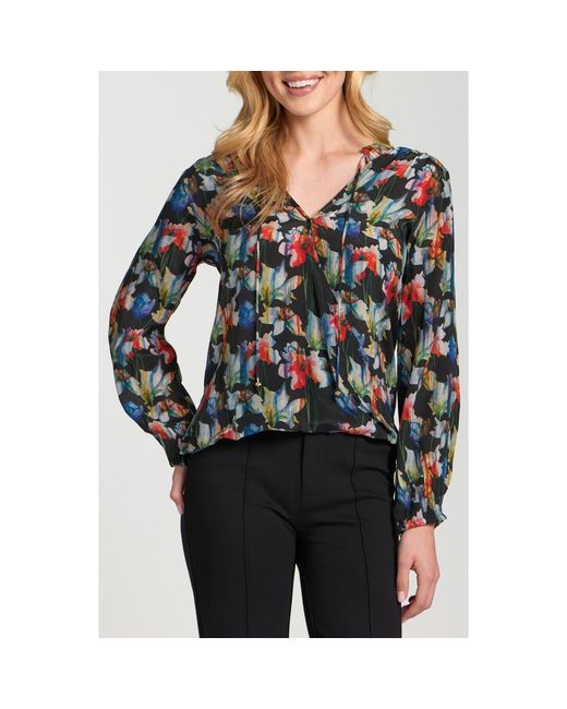 Apny Black Printed Top