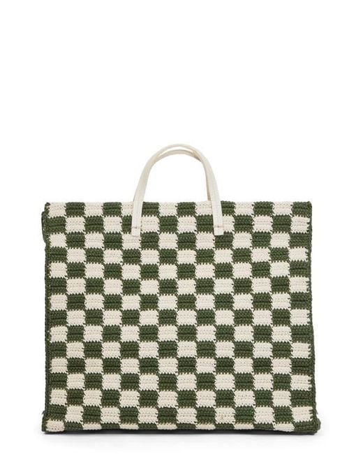 Clare V. Multicolor Simple Crochet Tote