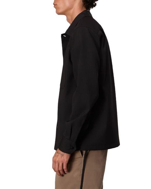 Rag & Bone Black Hyde Wool Blend Shirt Jacket for men