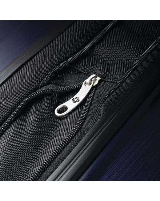 Samsonite Blue Winfield 2 Checked-Medium 24-Inch Hardside Expandable Luggage With Spinner Wheels