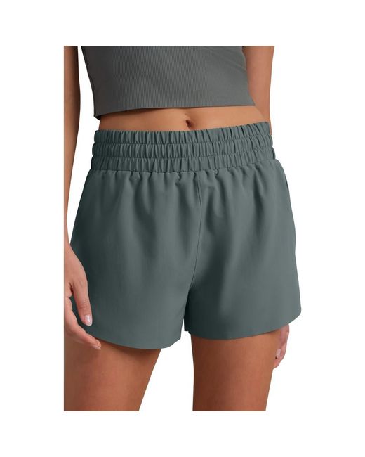 Rhone Green Mirage 3-Inch Lined Recycled Polyester Running Shorts
