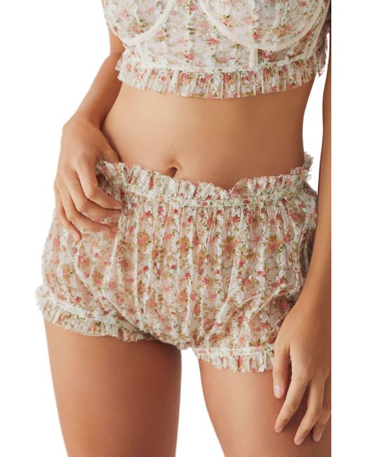 Free People Pink Intimately Fp Gimme Butterflies Boyshorts