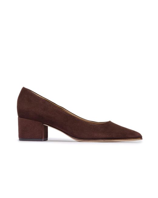 Bernardo Brown Millie Block Heel Pump