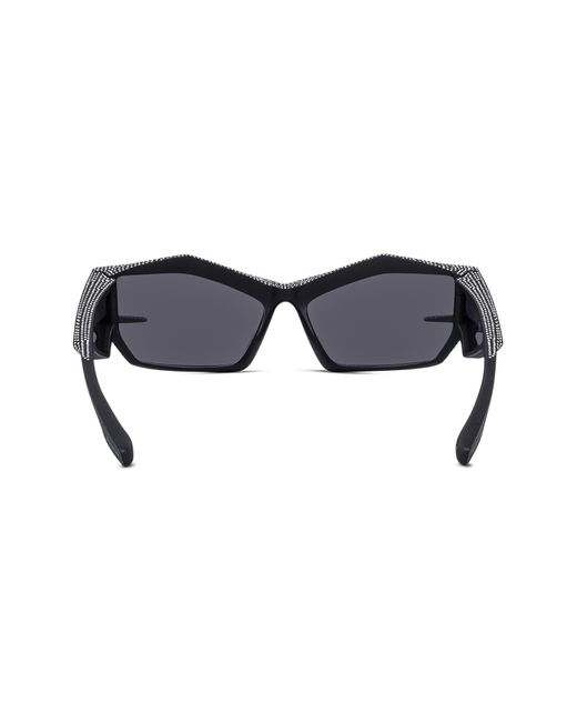 Givenchy Blue 69mm Geometric Sunglasses