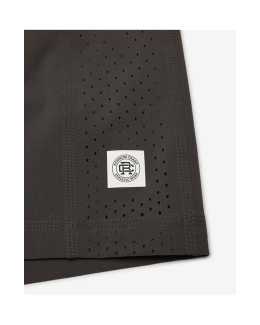 Reigning Champ Black 7-Inch Performance Nylon Training Shorts for men