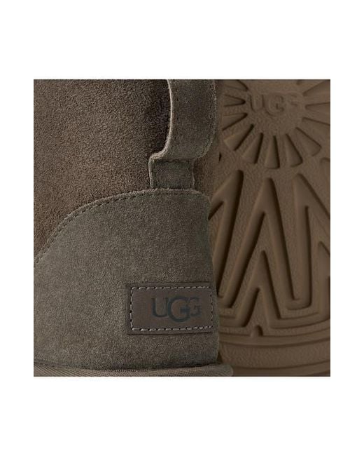 Ugg Brown Ugg Classic Mini Ii Genuine Shearling Lined Boot