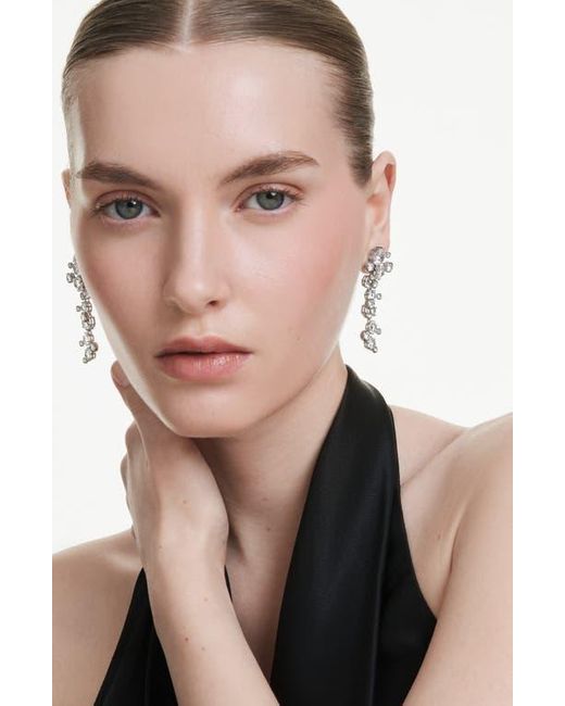 Swarovski White Constella Crystal Drop Earrings