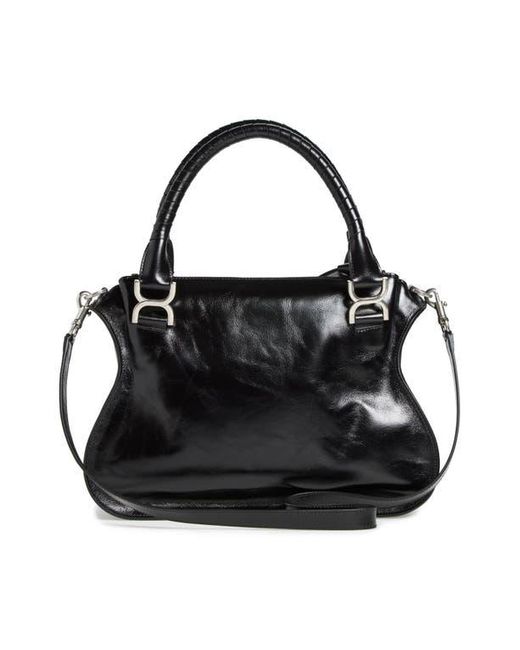Chloé Black Medium Marcie Leather Satchel