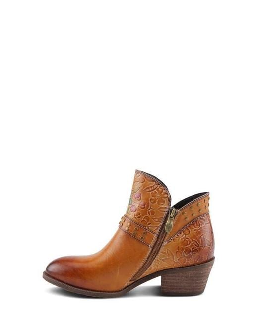 Spring Step Brown Daintylady Bootie