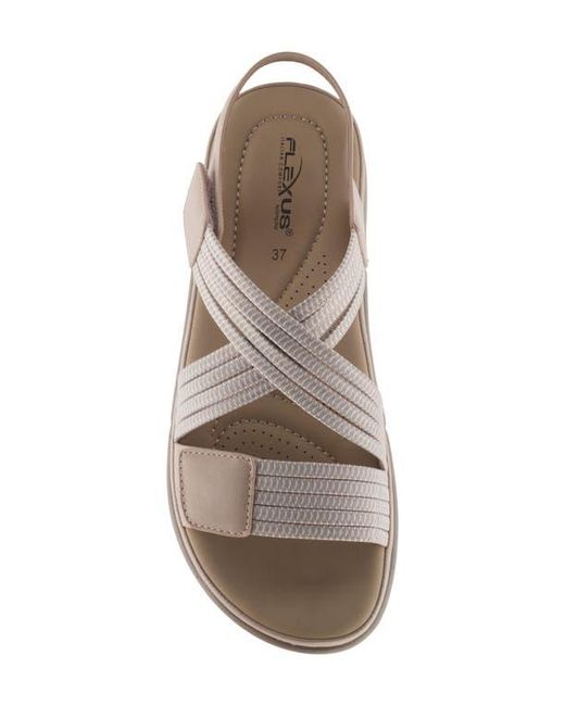 Flexus by Spring Step Gray Crossbeam Sandal