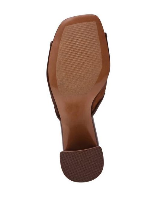 Steve Madden Brown Madame Block Heel Sandal