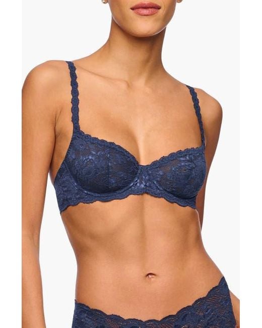 Cosabella Women's Blue Never Say Never Balconette Bra