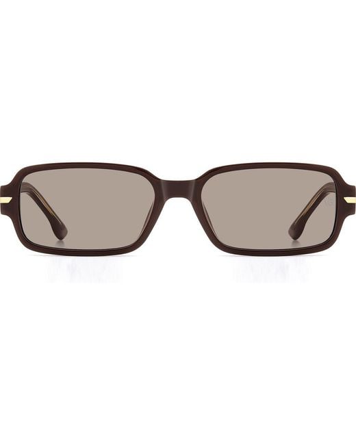Victoria Beckham Brown 1012 Rectangular Sunglasses
