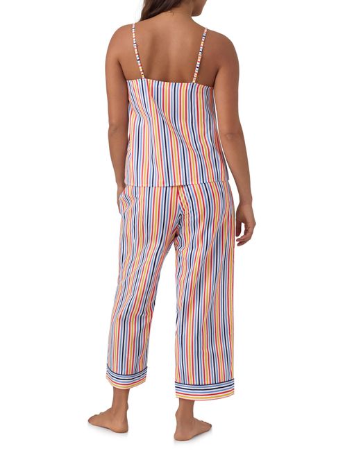 Bedhead Red Stripe Crop Organic Cotton Pajamas