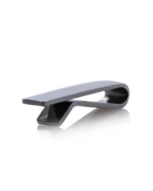 Brooklyn Brigade White Solid Tie Clip for men