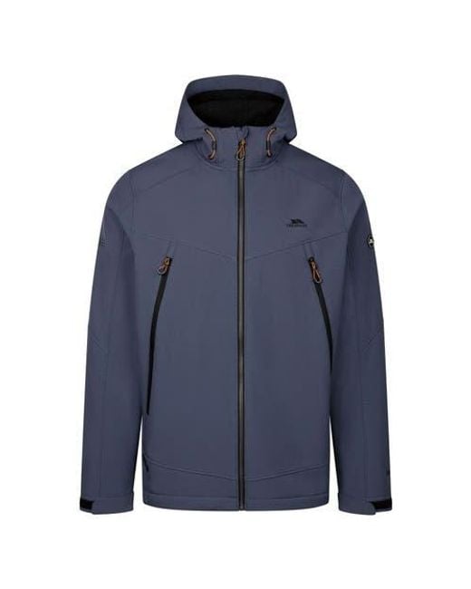 Trespass Blue Hubbard Soft Shell Jacket for men