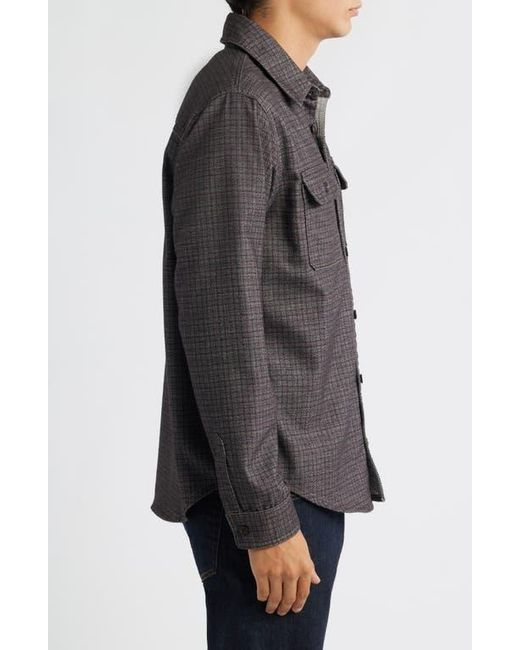 AG Jeans Black Wesley Relaxed Fit Utility Button-Up Shirt for men