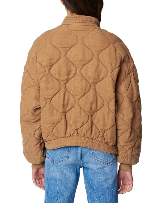 Blank NYC Blue Quilted Jacket