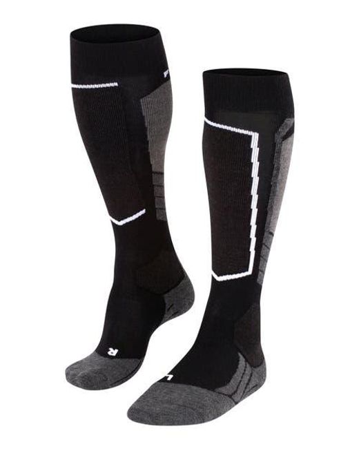 Falke Black Sk2 Intermediate Wool Ski Socks