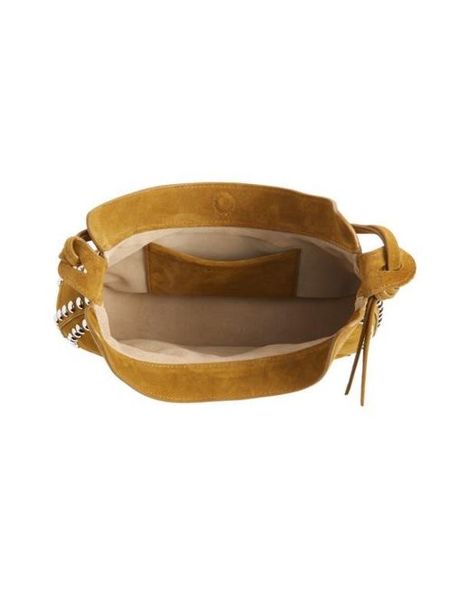 Reformation Metallic Medium Rosetta Studded Shoulder Bag