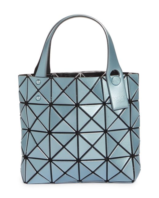 Bao Bao Issey Miyake Mini Lucent Boxy Tote Bag in Blue | Lyst