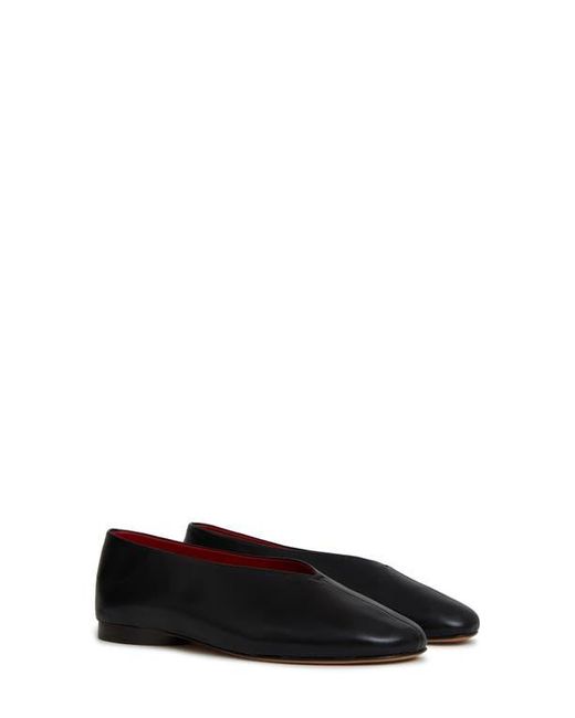 Mansur Gavriel Black Glove Flat