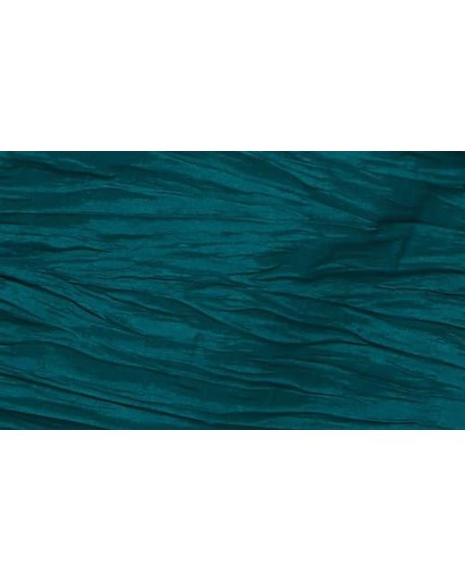 Alex Evenings Green Crinkle Stretch Taffeta Gown