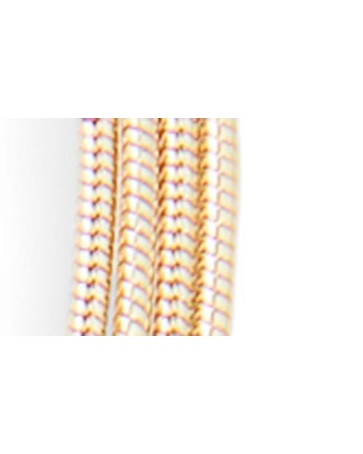 Nordstrom White Snake Chain Layered Y-Necklace