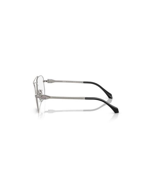 Versace Metallic 59Mm Square Optical Glasses for men