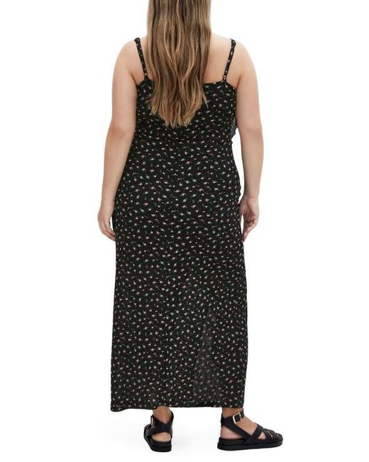 City Chic Black Shelby Print Maxi Dress