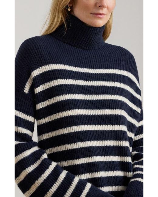 Ralph Lauren Black Areena Long Sleeve Wool & Cashmere Sweater Dress