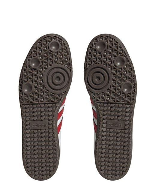 Adidas White And Better Scarlet Samba Og Trainers for men