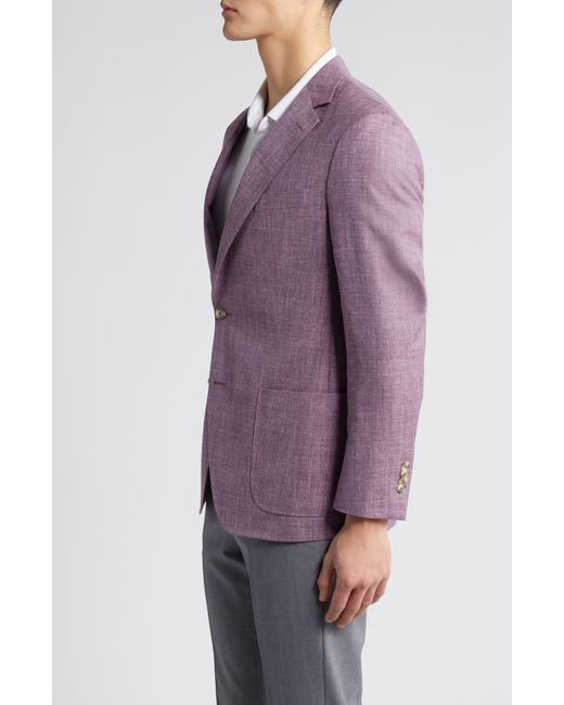 Peter Millar Purple Tailored Fit Wool for men