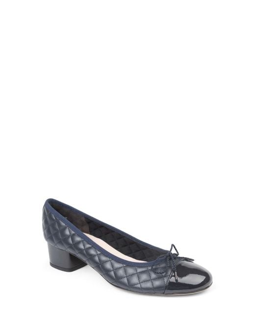 Paul Mayer Blue Titou Cap Toe Pump