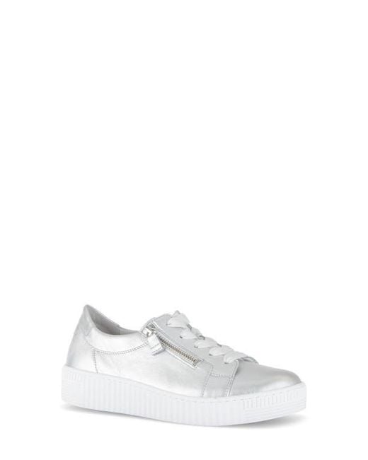 Gabor White 63.334 Platform Sneaker