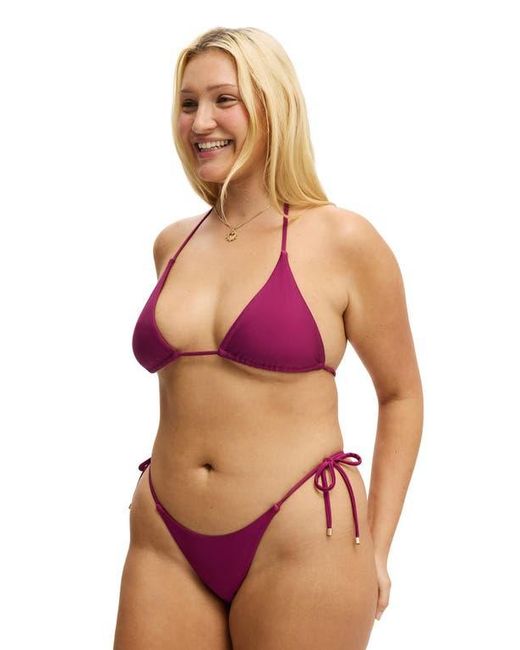 Cotton On Pink String Triangle Bikini Top