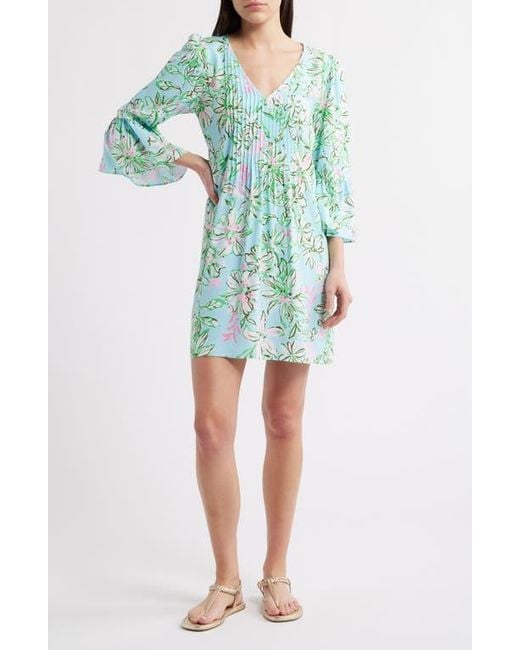Lilly Pulitzer Blue Danika Floral Minidress