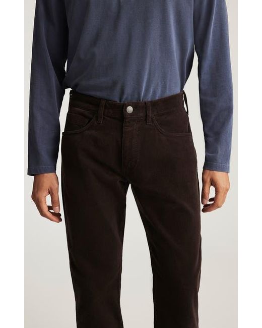 Mavi Black Marcus Slim Straight Leg Corduroy Pants for men