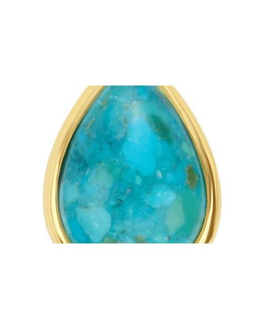 ATHRA LUXE Blue Flat Disc Pendant Necklace
