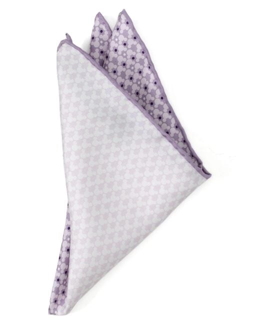 Cufflinks Inc. Purple X Disney Mickey Dot Silk Pocket Square for men