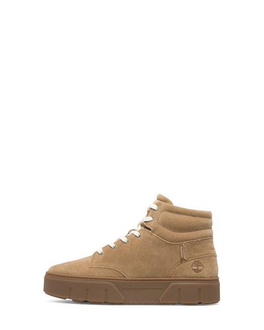 Timberland Brown Laurel High Top Platform Sneaker