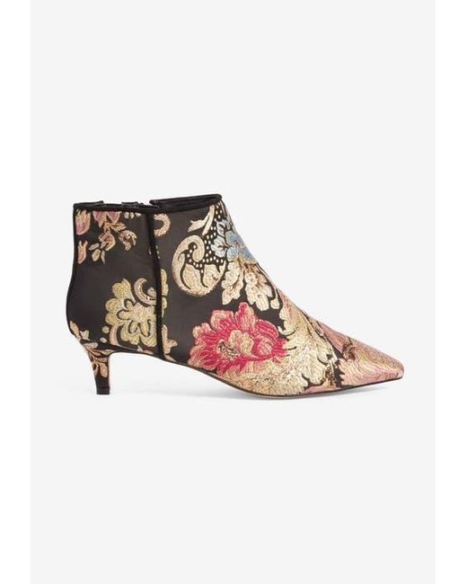 Comfortview Multicolor The Meredith Patterned Bootie
