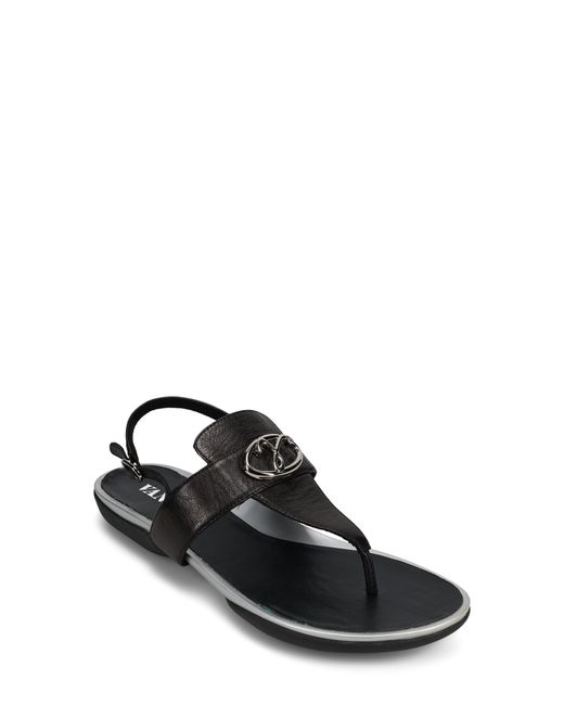 Vaneli Black Walkie Slingback Sandal
