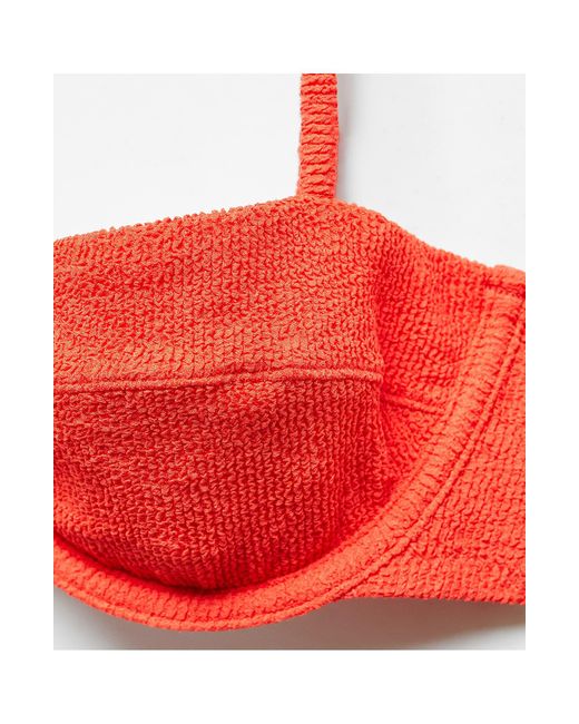 Mango Red Underwire Bikini Top