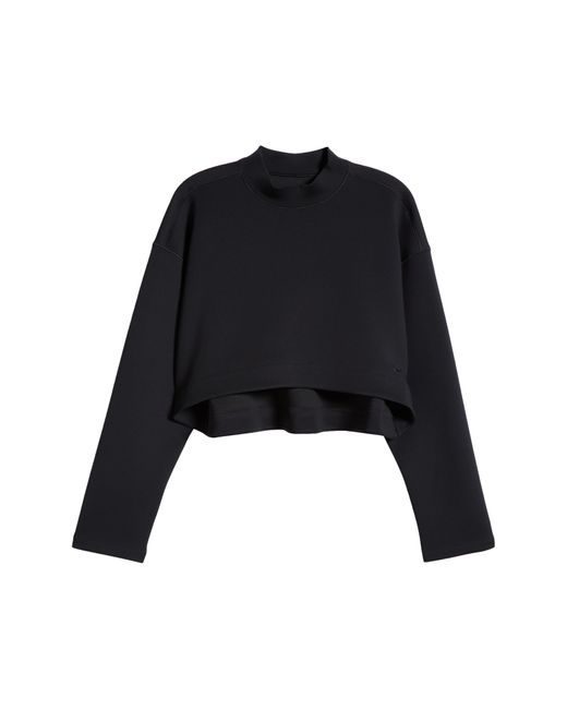Nike Black Prima Futuremove Oversize Dri-fit Crop Sweatshirt