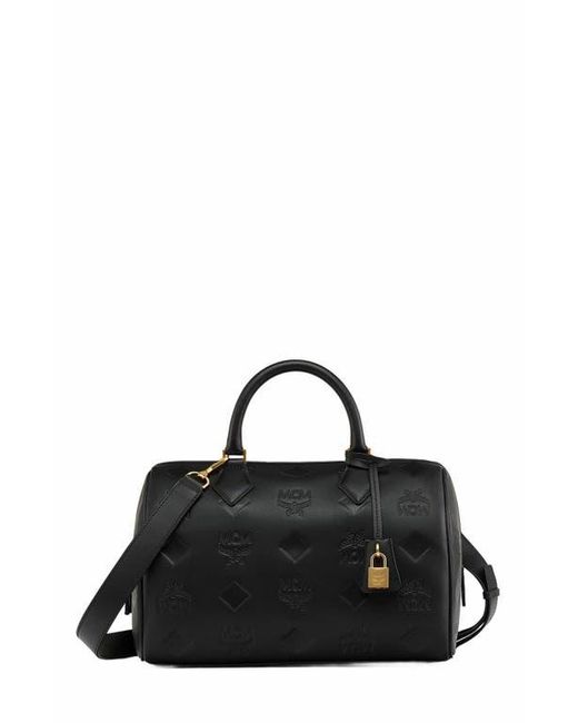MCM Black Ella Boston Bag
