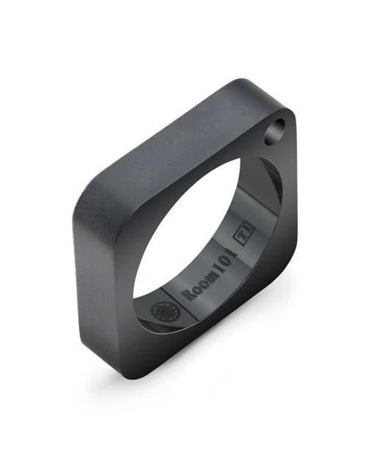 Room101 Gray Square Ring for men