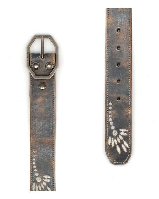 Bed Stu Gray Mohawk Belt