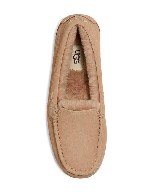 UGG Ansley Water Resistant Slipper in Natural Lyst